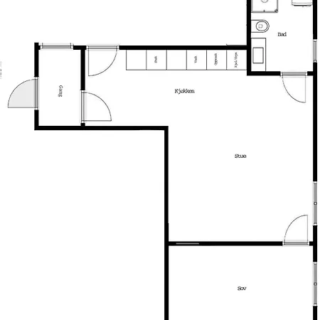 Daire With Bedroom In Sentrum